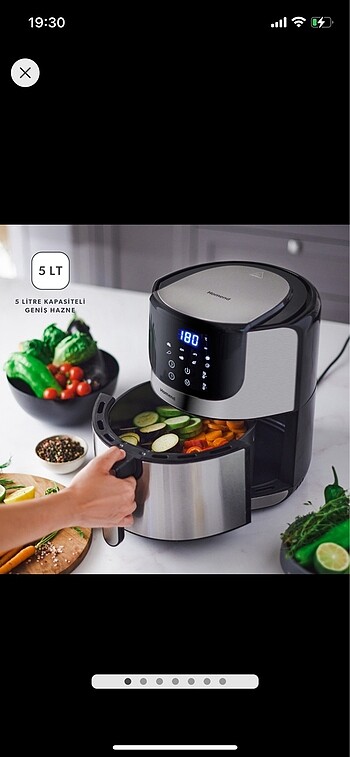 Karaca airfryer sıfır garantili