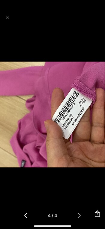 m Beden pembe Renk Zara pembe saten ipek elbise