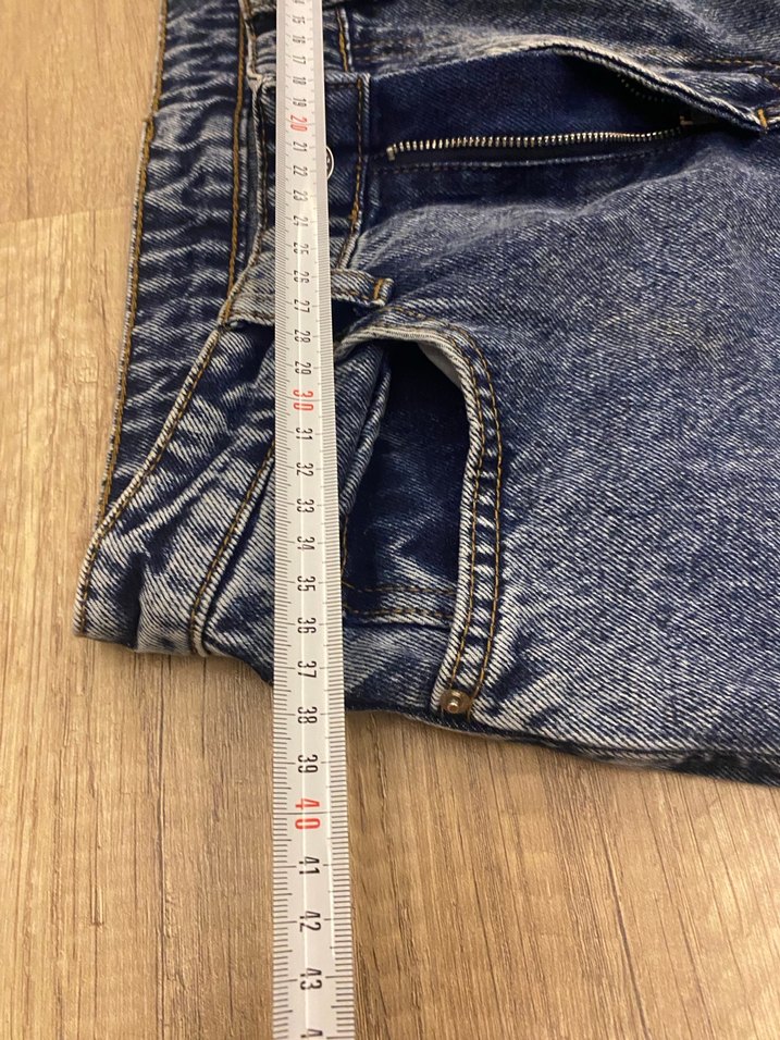 Gri Mavi Normal Boy Kadın Denim Pantolon - Görsel 4