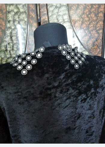 Pullu Siyah Kadın Bluz - Görsel 5