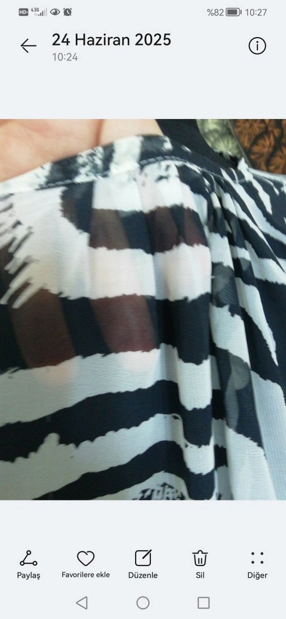 Zebra Desenli Bohem Kadın Tunik hamile pareo deniz kıyafeti - Görsel 4