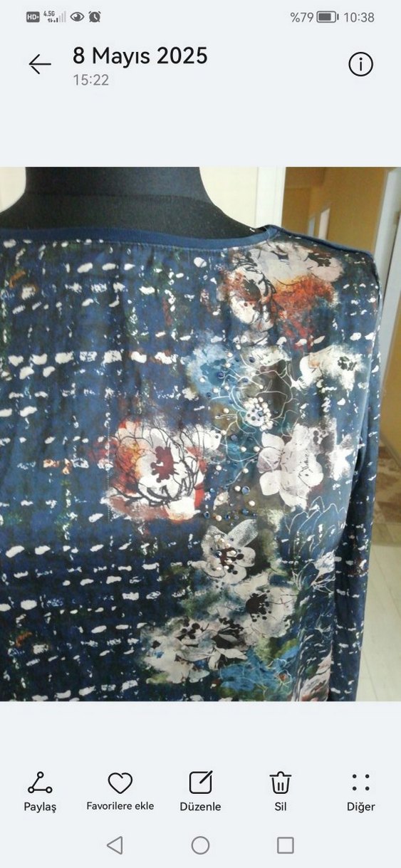 Bohem Desenli Kadın Bluz - Görsel 3