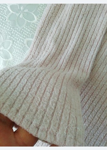 Pembe Triko çocukUzun Kollu Kazak - Görsel 3