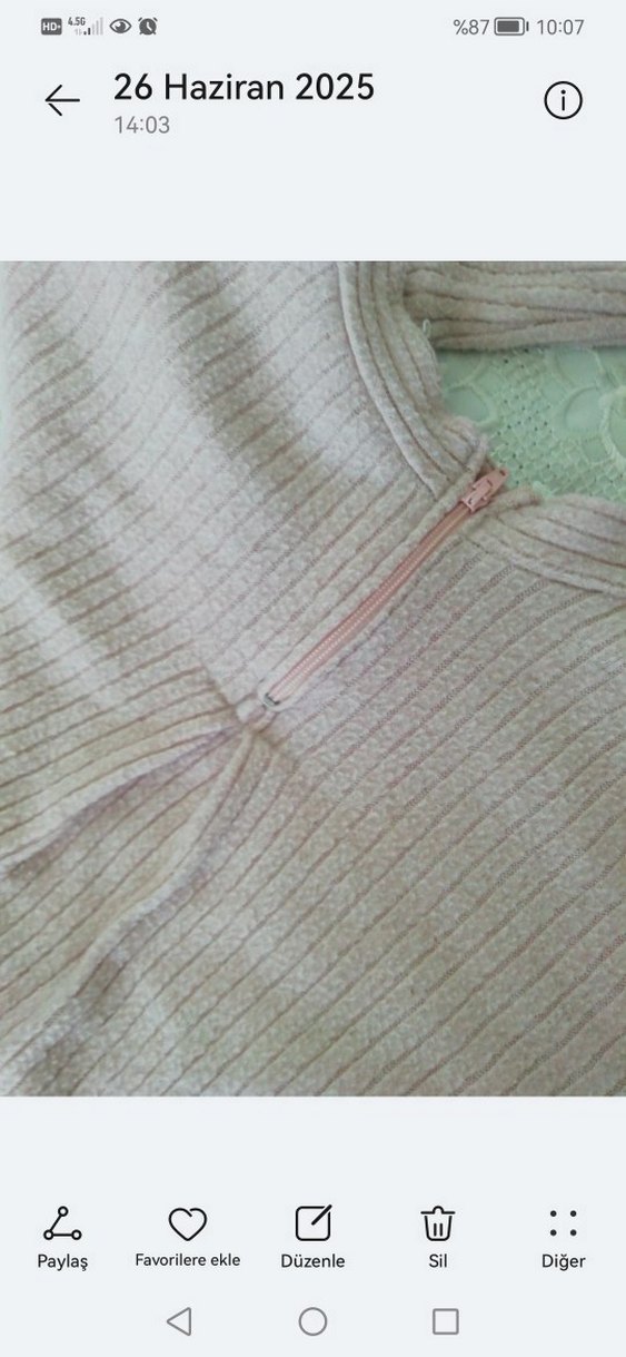 Pembe Triko çocukUzun Kollu Kazak - Görsel 4