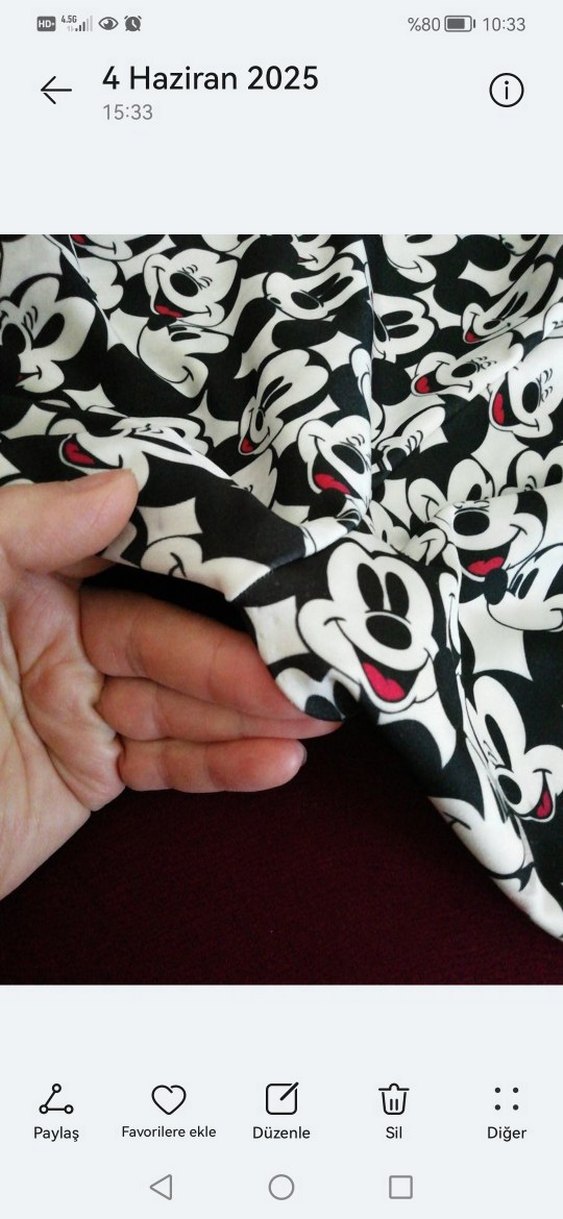 Beyaz Baskılı Kız Çocuk Tayt. haşema - Görsel 3