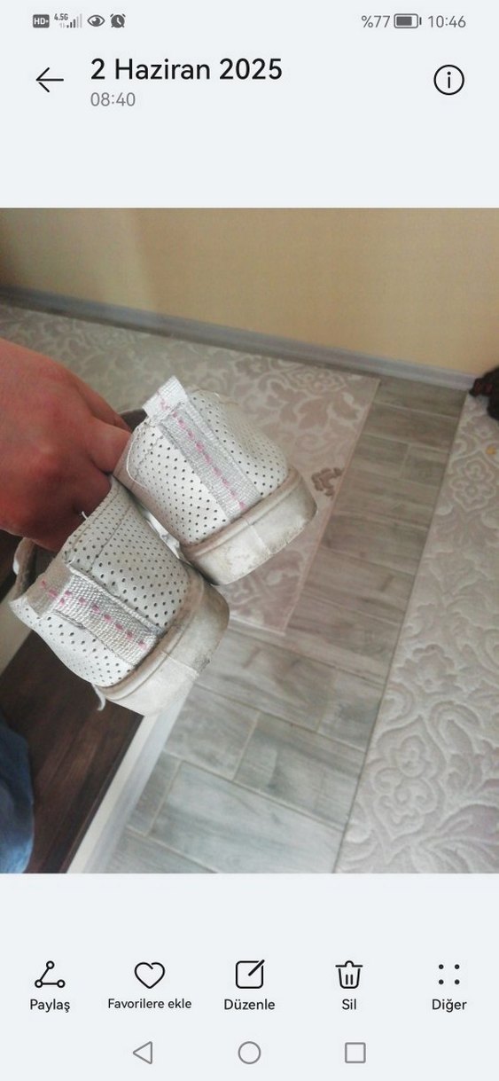 Beyazı Bağcıklı  Spor Ayakkabı - Görsel 5