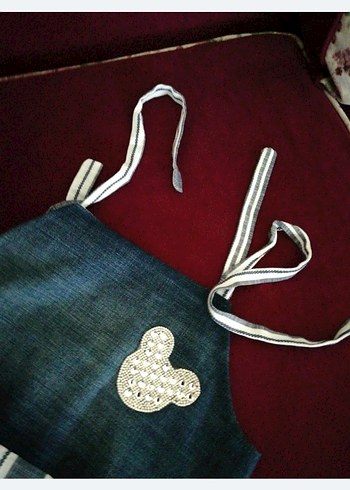 Lacivert Bağcıklı elbise - Görsel 5