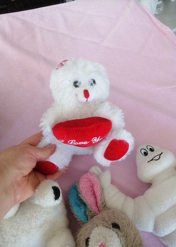 Pastel Pembe Peluş Oyuncaklar Seti - Görsel 7