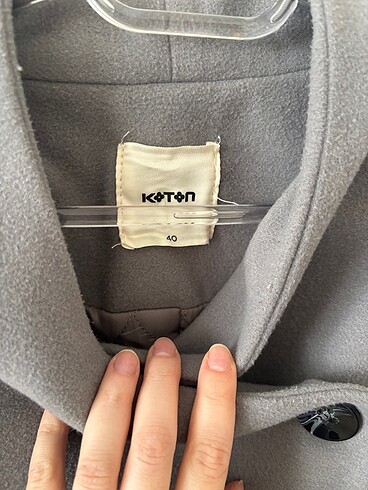 Koton Koton Gri Kaban