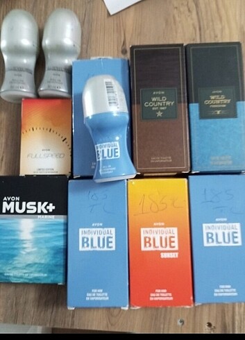 Avon erkek wild country freedom individual blue full speed musk