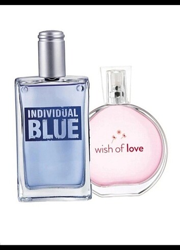 İndividual blue ve wish of love seti