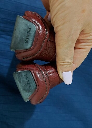39,5 Beden bordo Renk Prada babet