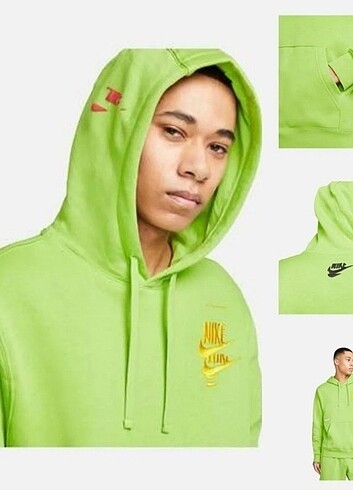 Nike Sportswear Sport Essentials Fleece Erkek Sweatshirt 