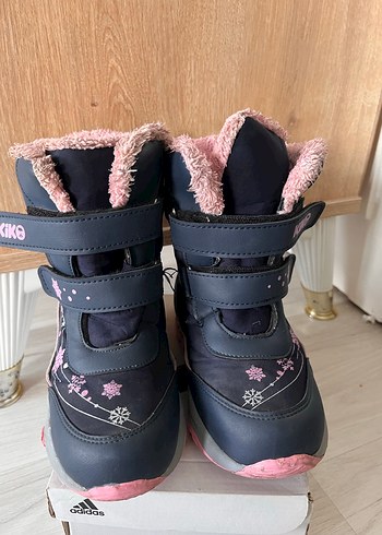 Kız Çocuk Pembe Baskılı Kaydırmaz Bot - Görsel 2