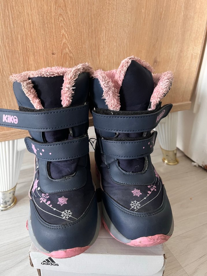 Kız Çocuk Pembe Baskılı Kaydırmaz Bot - Görsel 2