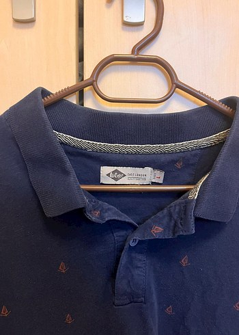 Erkek Lacivert Denim Polo Tişört - Görsel 6
