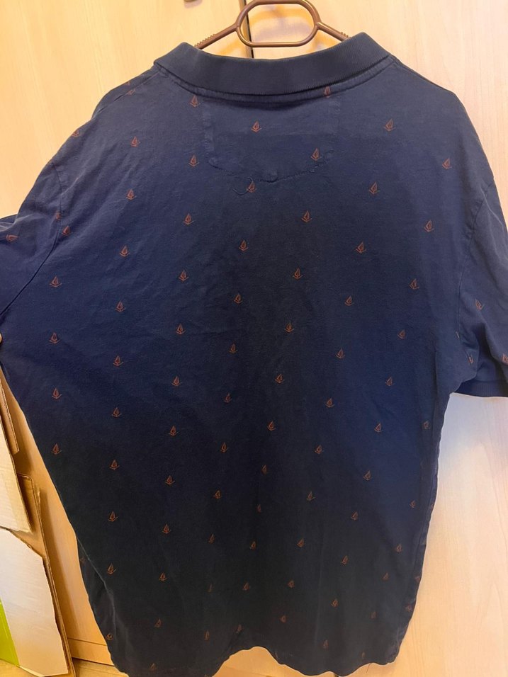 Erkek Lacivert Denim Polo Tişört - Görsel 5