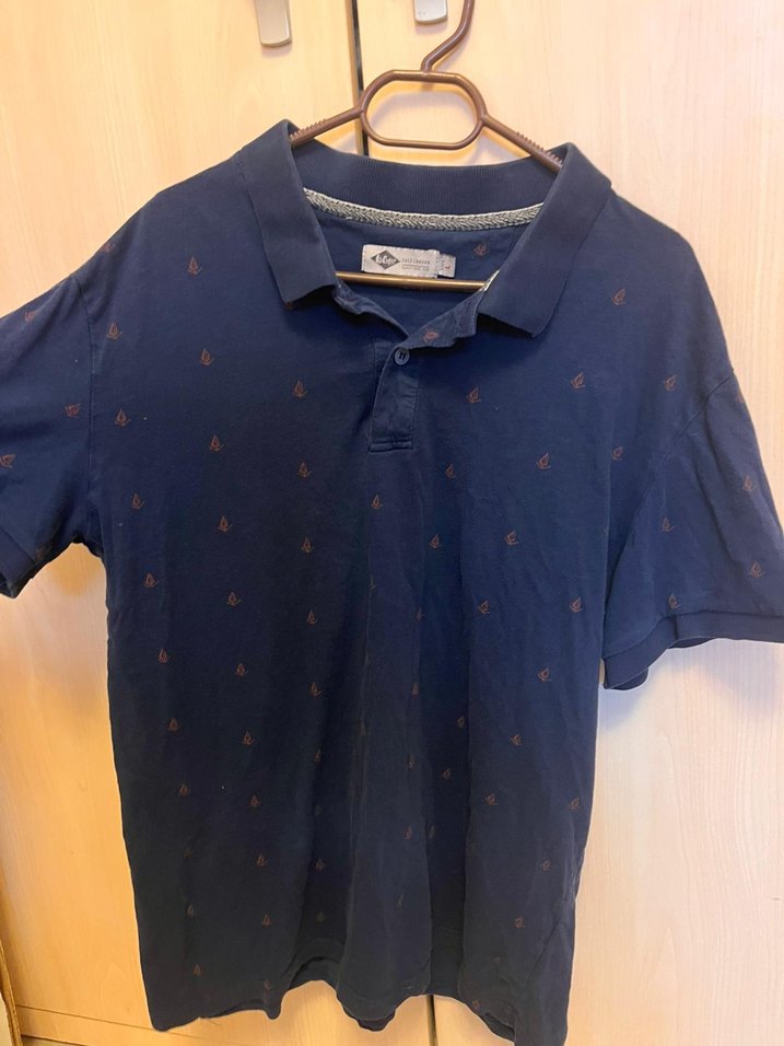 Erkek Lacivert Denim Polo Tişört - Görsel 2