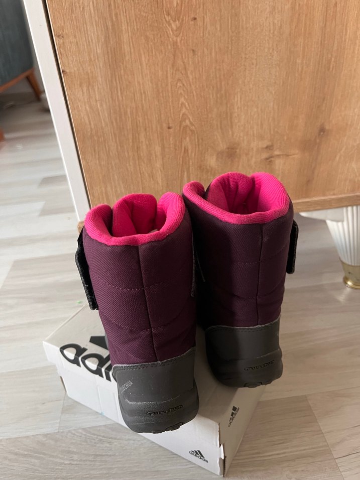 Kız Çocuk Mor Fermuarlı Street Wear Bot - Görsel 3