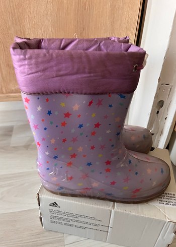 Mor Bağcıksız Kız Yağmur Çizmesi - Görsel 3
