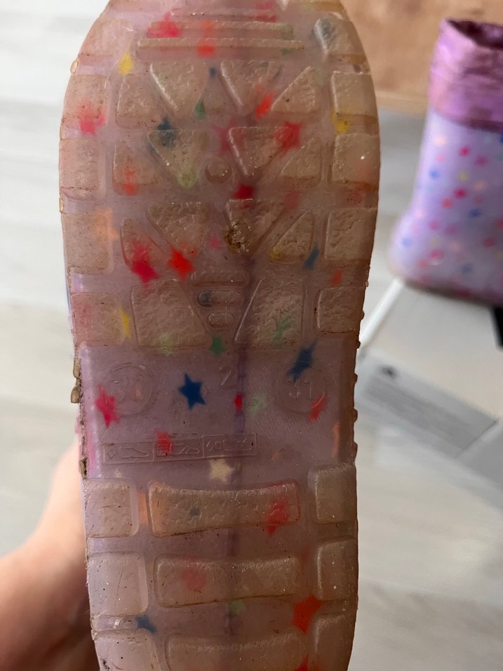 Mor Bağcıksız Kız Yağmur Çizmesi - Görsel 4