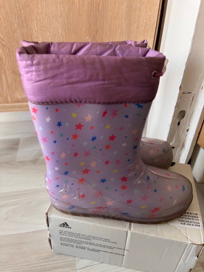 Mor Bağcıksız Kız Yağmur Çizmesi - Görsel 3