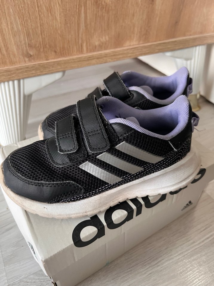 Erkek Çocuk Mor Cırt Cırtlı Spor Ayakkabı - Görsel 3