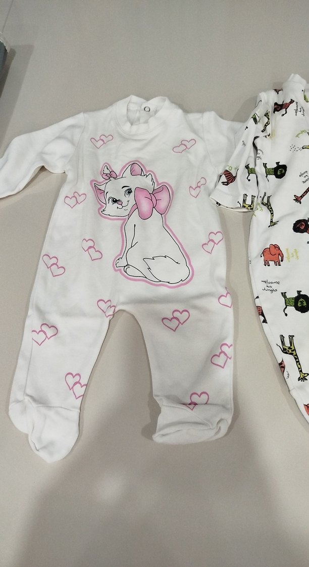 Beyaz Renkli Baskılı Bebek Uyku Tulumu - Görsel 2