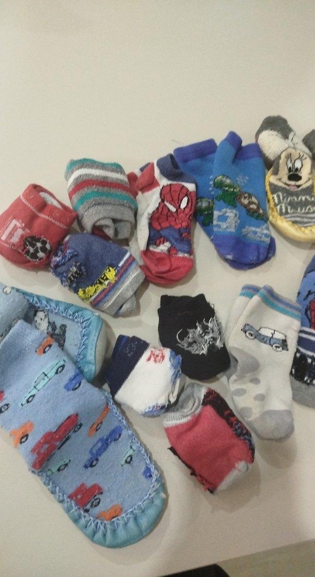 Renkli Desenli Erkek Çocuk Çorapları - Görsel 2