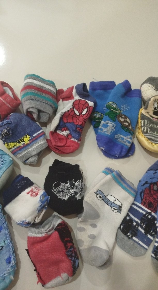 Renkli Desenli Erkek Çocuk Çorapları - Görsel 5