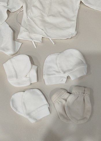 Bebek Beyaz Hastane Çıkışı Seti - Görsel 4