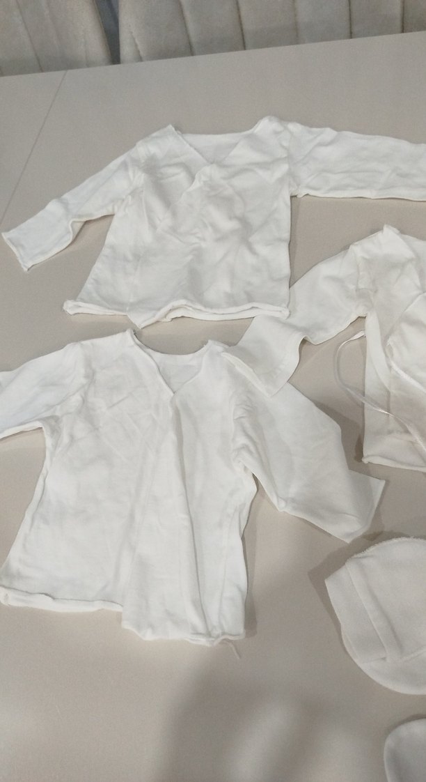 Bebek Beyaz Hastane Çıkışı Seti - Görsel 2