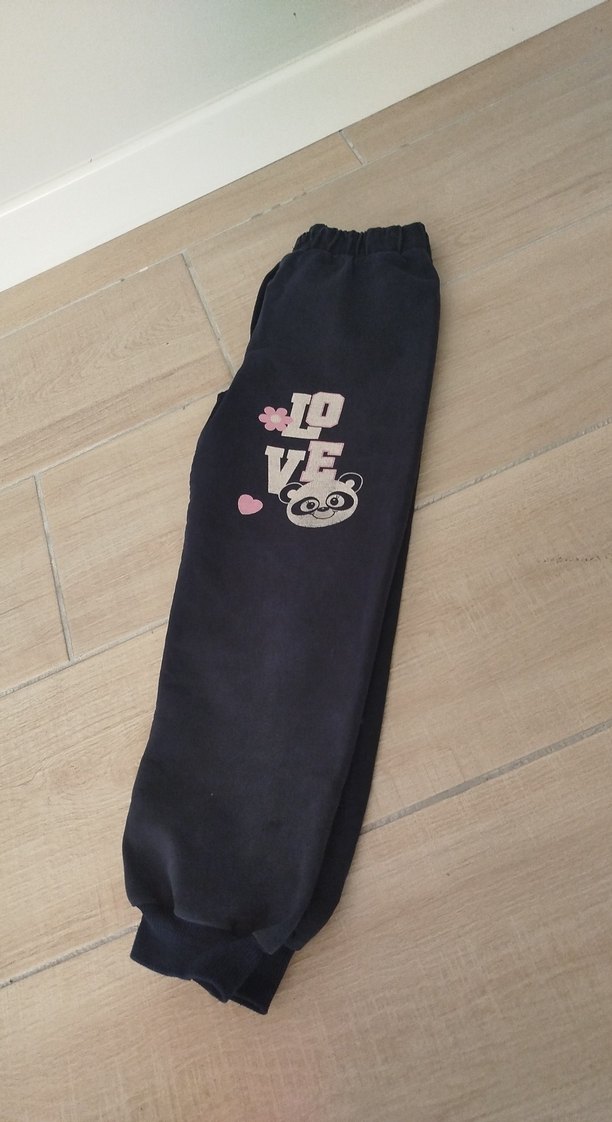 Koyu Mavi Baskılı Erkek Çocuk Eşofman Altı - Görsel 4