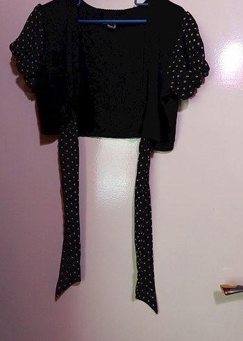 ipleri dantel Crop yelek v yaka düğmesi yoktur. - Görsel 4