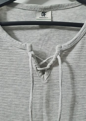 Gri Kısa Kollu Erkek Tişört - Görsel 2