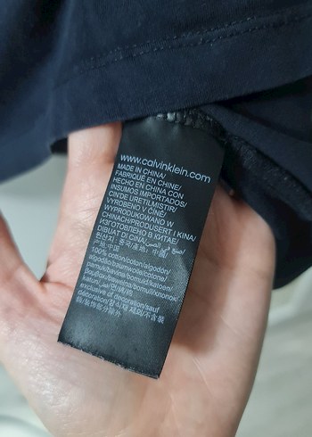 Calvin Klein Siyah Baskılı Erkek Tişört - Görsel 3