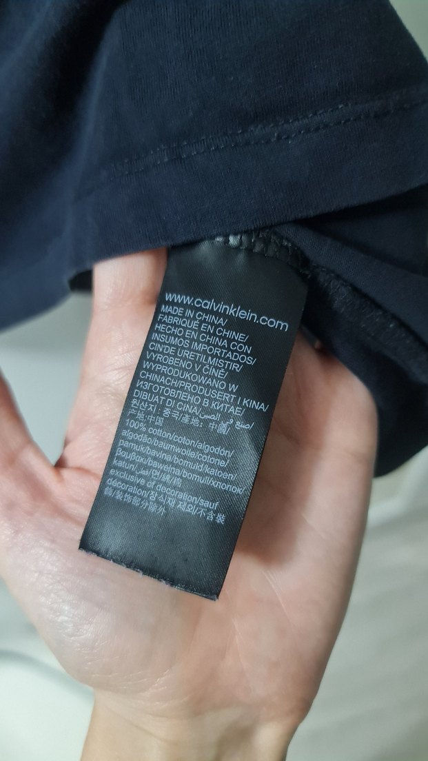 Calvin Klein Siyah Baskılı Erkek Tişört - Görsel 3