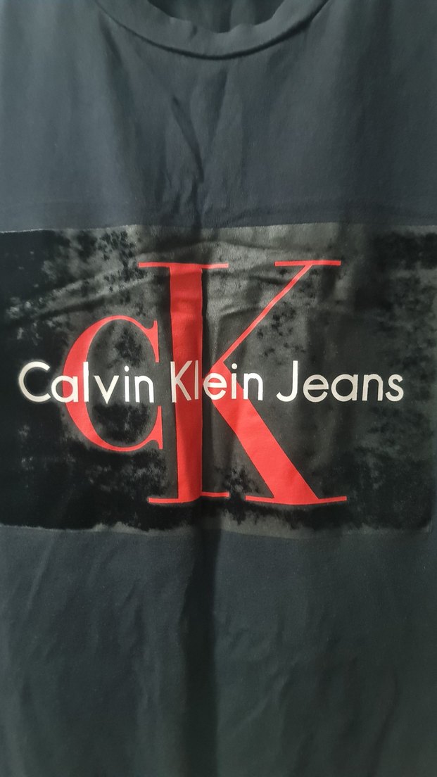 Calvin Klein Siyah Baskılı Erkek Tişört - Görsel 2