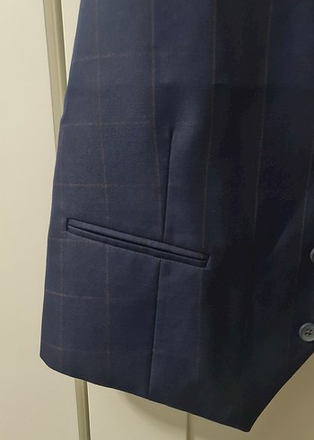 Düğmeli Lacivert Erkek Yelek - Görsel 3