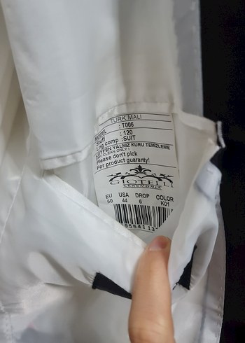 Klasik Beyaz Damatlık Takım Elbise - Görsel 4