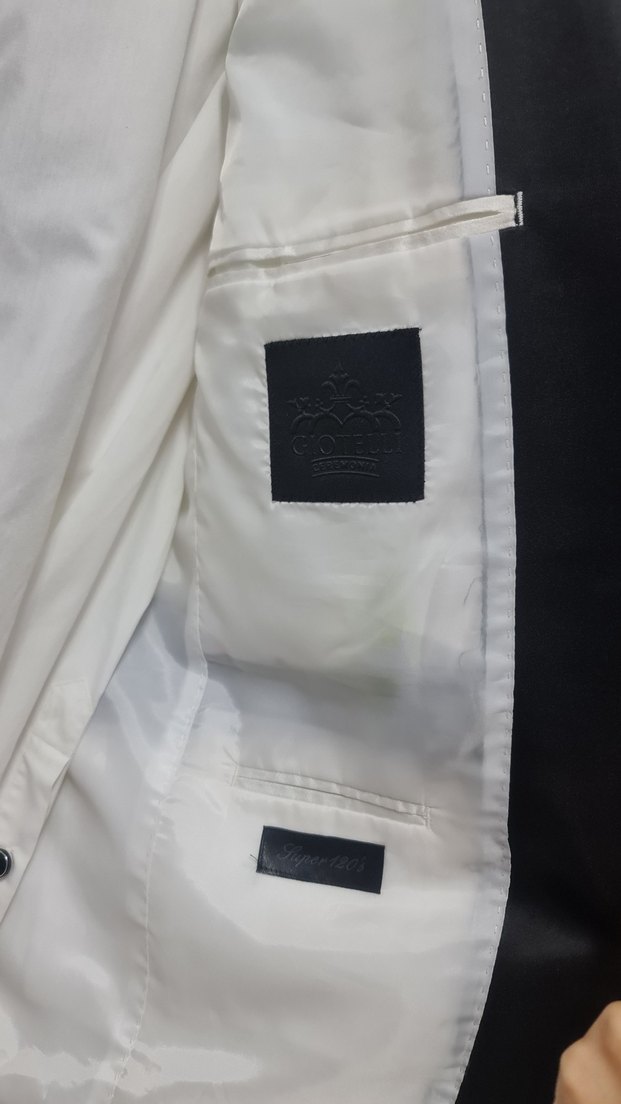 Klasik Beyaz Damatlık Takım Elbise - Görsel 2