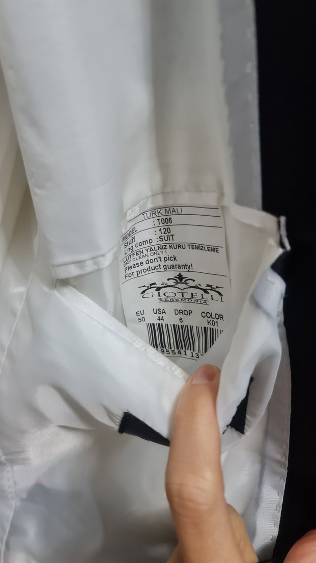 Klasik Beyaz Damatlık Takım Elbise - Görsel 4