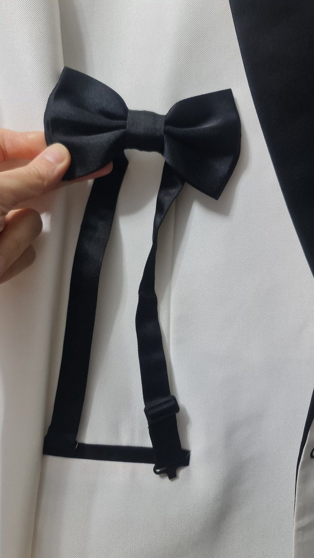 Klasik Beyaz Damatlık Takım Elbise - Görsel 3