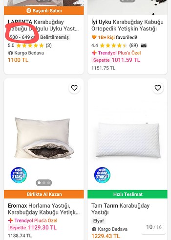 Karabuğday Kabuğu Yastığı - Görsel 4