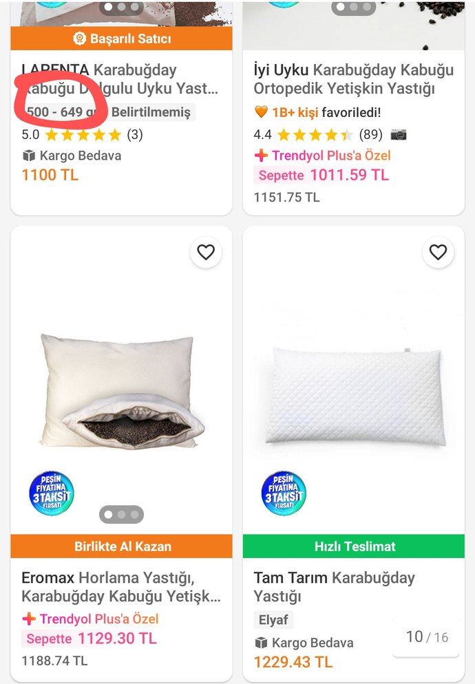 Karabuğday Kabuğu Yastığı - Görsel 4