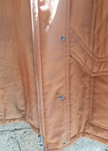 48 Beden camel Renk Kadın Kahverengi Mont