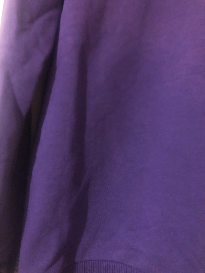 Mor Yarım Fermuarlı Erkek Sweatshirt - Görsel 2