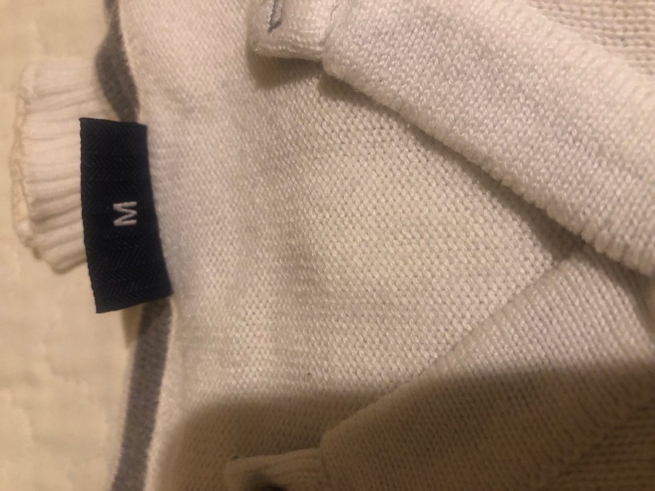 Beyaz erkek kazak - Görsel 3