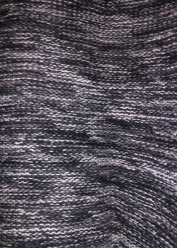 Gri Uzun Kollu Örgü Kazak - Görsel 2