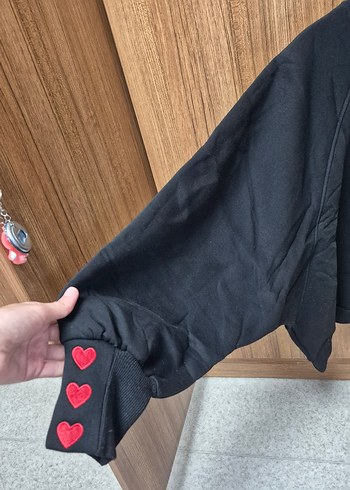 Trendyol & Milla Siyah Yarasa Kol Sweatshirt
